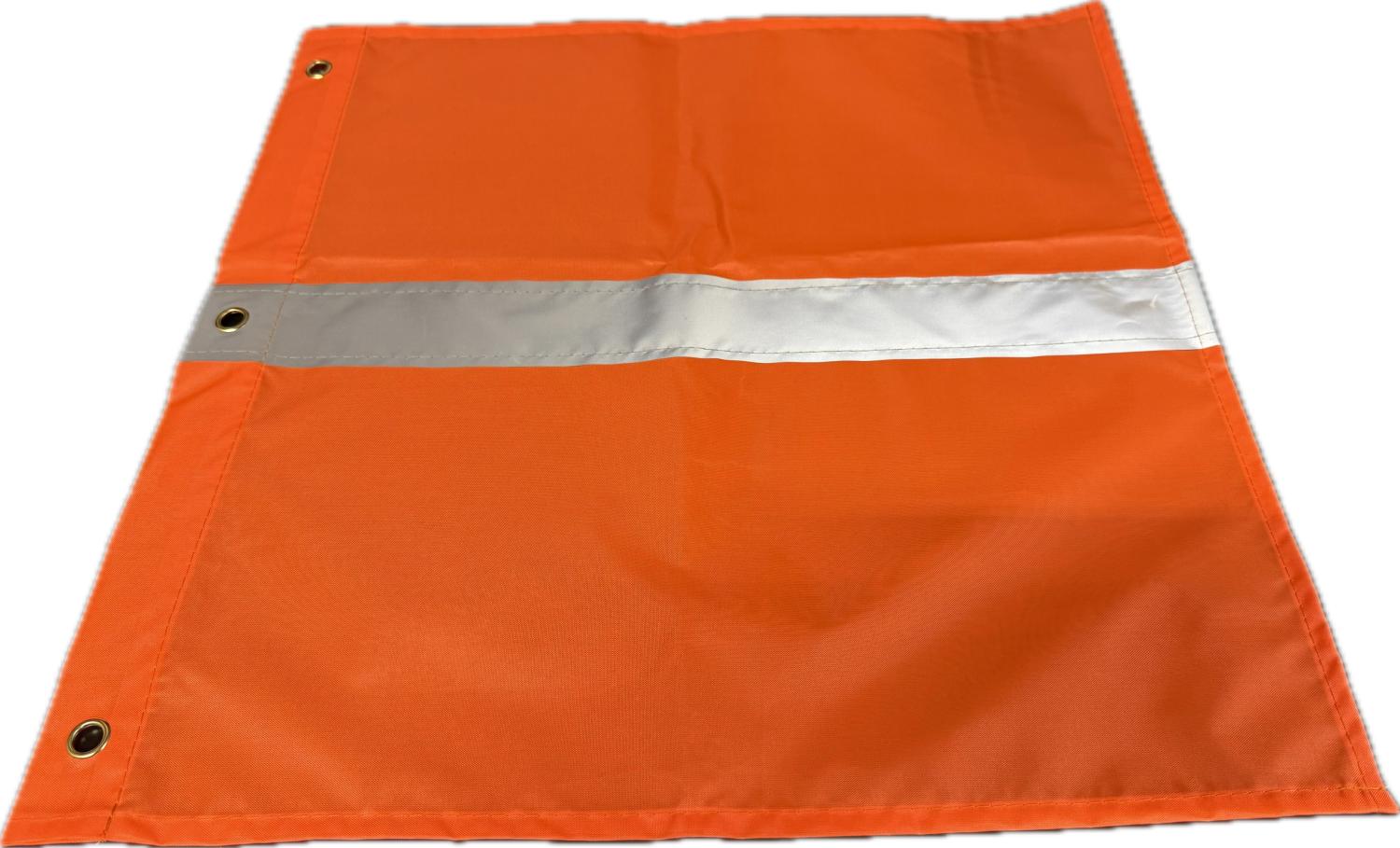 Bøyeflagg orange m/refleks