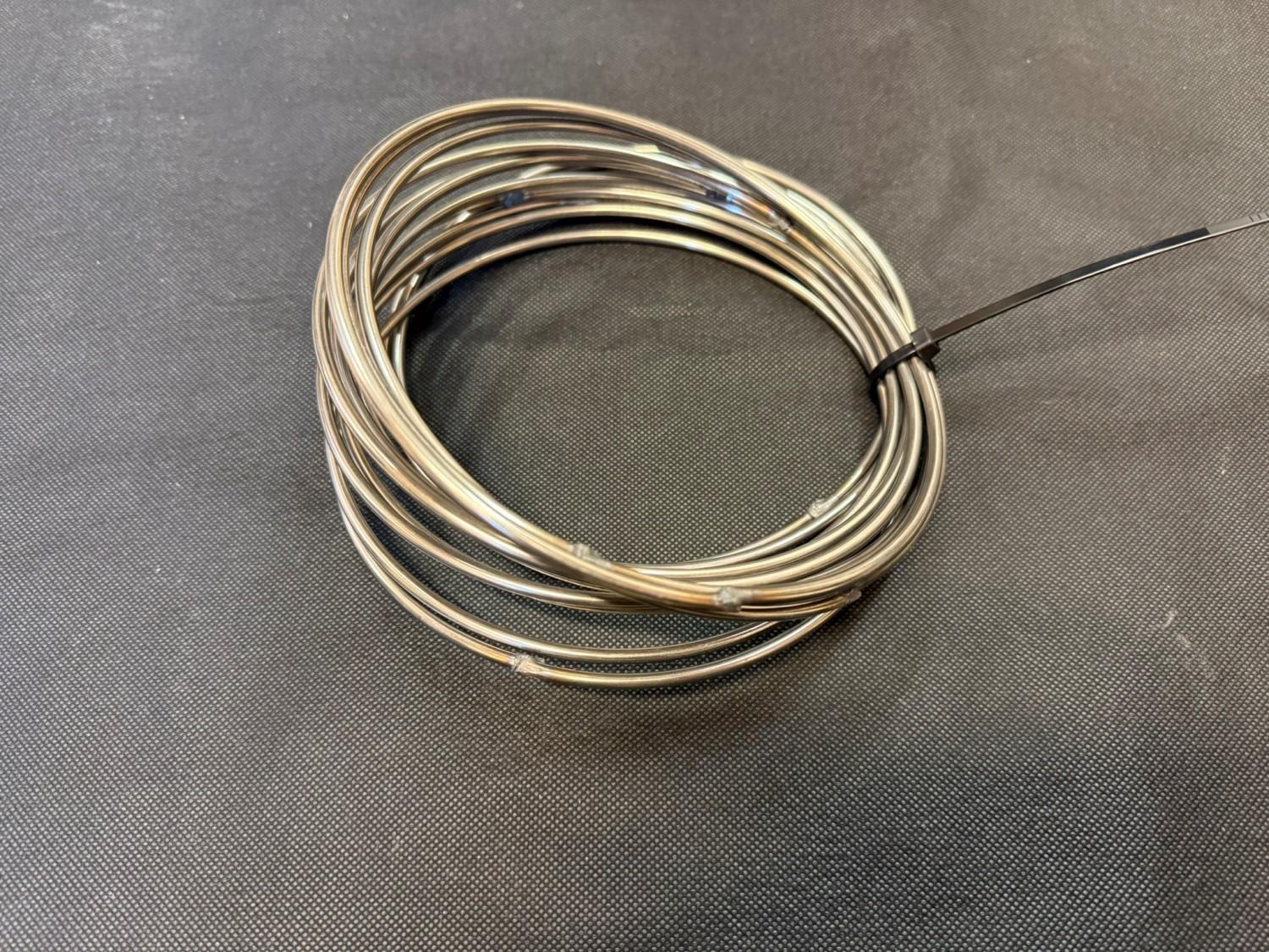 10 stk bunt Fluktring rustfri 162mm x 170mm x 4mm