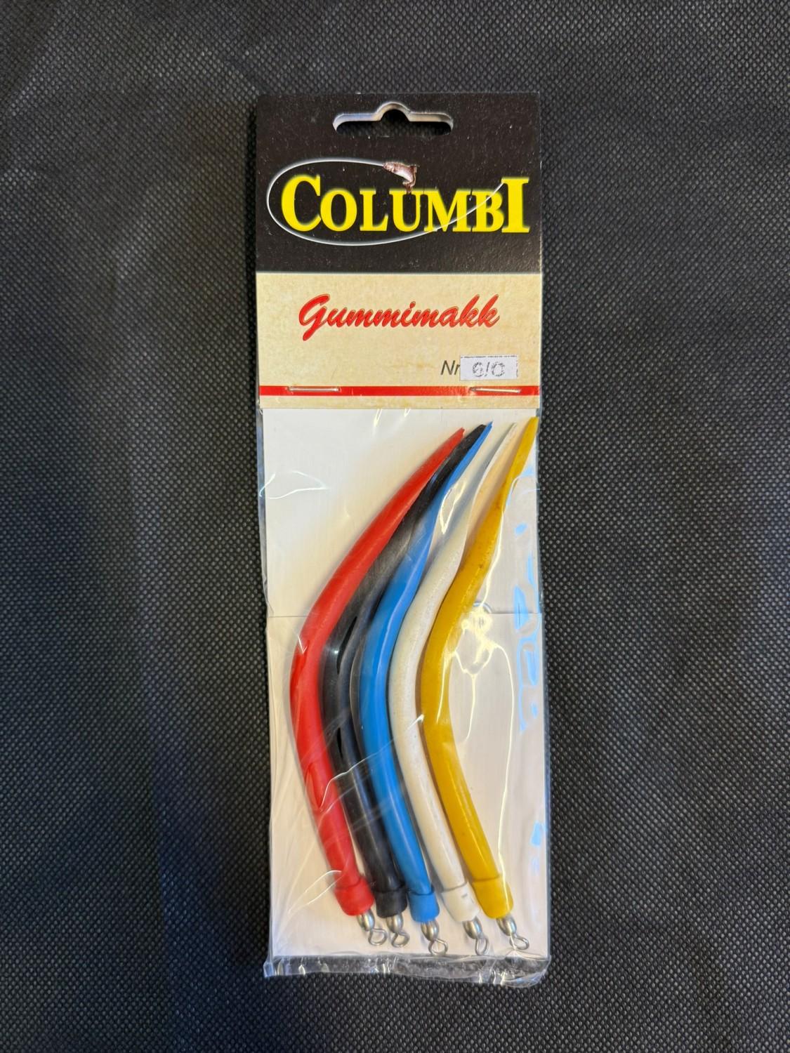 6/0 Gummimakk, assortert - 5 stk